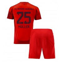 Dres Bayern Munich Thomas Muller #25 Domaci za djecu 2024-25 Kratak Rukav (+ kratke hlače)